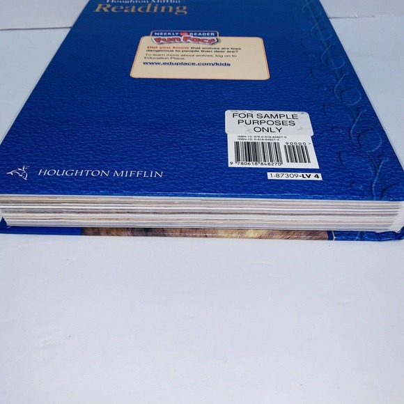 HOUGHTON MIFFLIN READING: STUDENT EDITION GRADE 4 - Hardcover Homeschool Read - Picture 2 of 8